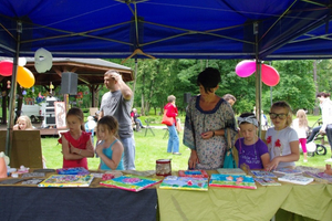 Wystawa  warsztatów letnich WCK w Parku Miejskim - 13.07.2012