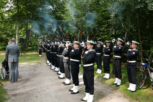 Hołd żołnierzom 1 MPS w Białej