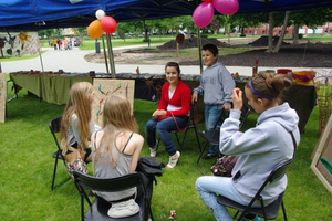 Wystawa  warsztatów letnich WCK w Parku Miejskim - 13.07.2012