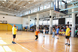 Mecz koszykówki w ramach akcji Dni Integracji