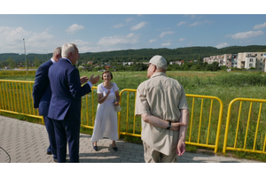 Odsłonięcie nazwy nowego ronda na Śmiechowie