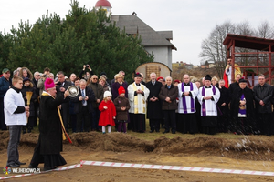 Rozpoczęcie budowy nowego kościoła na Śmiechowie - 02.03.2015