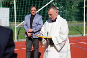 Otwarcie boiska w Szkole Rzemiosła