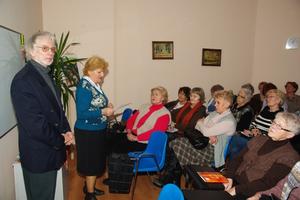 Spotkanie z poetą Zbigniewem Jablońskim w WUTW YMCA - 05.02. 2014