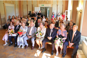 Medale dla Złotcyh Jubilatów
