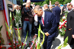 Zjazd Strzebielinkowców - odsłonięcie tablicy pamiątkowej - 17.08.2014