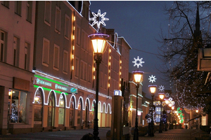 Iluminacje świetlne w Wejherowie-centrum