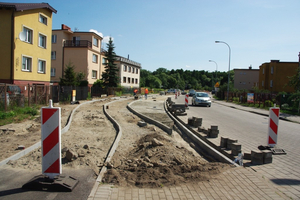 Zatoki autobusowe w ul. Lelewela