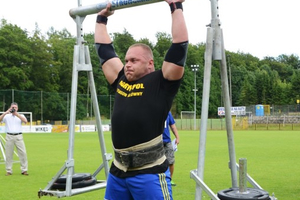 Mateusz Ostaszewski wygrał zawody Strongman w Wejherowie - 13.07.2014