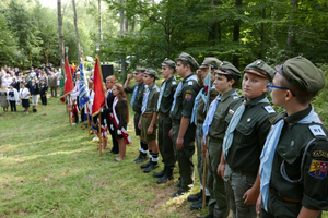 Hołd żołnierzom 1 MPS w Białej