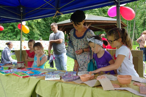 Wystawa  warsztatów letnich WCK w Parku Miejskim - 13.07.2012