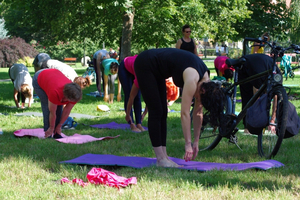 Joga w Parku Miejskim