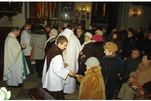 Nabożeństwo w Klasztorze z okazji Międzynarodowego Dnia Chorych - 11.02.2013