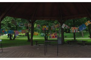 Wystawa  warsztatów letnich WCK w Parku Miejskim - 13.07.2012