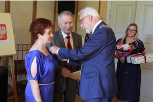 Medale dla Złotcyh Jubilatów