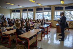 Prezydent Krzysztof Hildebrandt spotyka się z młodzieżą - 25-26.02.2015