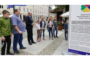 Informacje o autyzmie na wejherowskim rynku