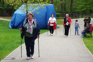 Rajd Nordic Walking w parku - 10.05.2014