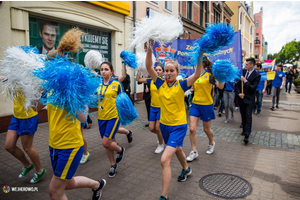 Parada uczniów Zespołu Szkół Ponadgimnazjalnych nr 4  im. Jakuba Wejhera - 29.05.2015