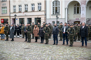 Uroczyste ślubowanie żołnierzy na Placu Jakuba Wejhera