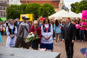 Parada uczniów Zespołu Szkół Ponadgimnazjalnych nr 4  im. Jakuba Wejhera - 29.05.2015