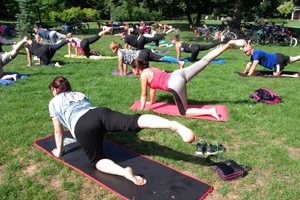 Joga w Parku Miejskim