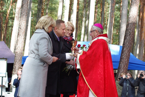 Uroczystość patriotyczna w Piaśnicy