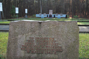 Kwiaty na grobach żołnierzy 1 MPS, ofiar Marszu Śmierci i żołnierzy radzieckich - 31.10.2013