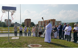 Odsłonięcie nazwy nowego ronda na Śmiechowie