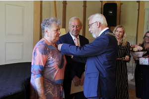 Medale dla Złotcyh Jubilatów
