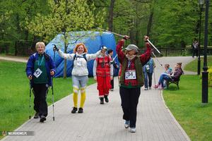 Rajd Nordic Walking w parku - 10.05.2014