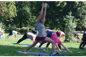 Joga w Parku Miejskim