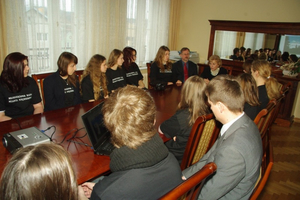 Młodzieżowa Rada Miasta - spotkanie z Krystyną Kłosin - 01.01.2013