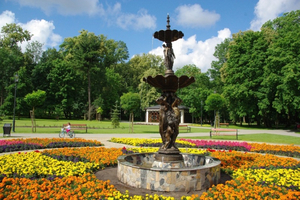 Nowa fontanna w Parku Miejskim w Wejherowie - 12.07.2012