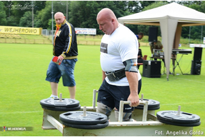 Mateusz Ostaszewski wygrał zawody Strongman w Wejherowie - 13.07.2014