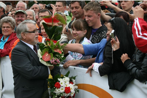 Hubert Skrzypczak w Alei Gwiazd w Cetniewie - 2012-06-22