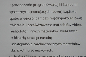Otwarcie siedziby Wejherowskiej Wspólnoty Pokoleń