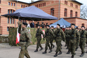 Przysięga w Batalionie Dowodzenia MW