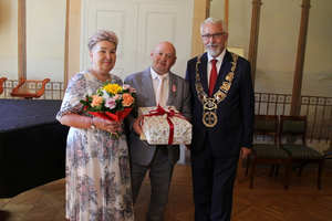 Medale dla Złotcyh Jubilatów