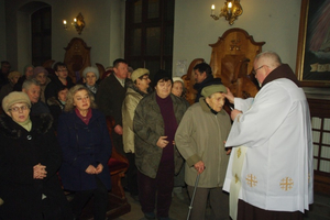 Nabożeństwo w Klasztorze z okazji Międzynarodowego Dnia Chorych - 11.02.2013