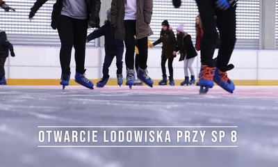 Otwarcie lodowiska przy SP8