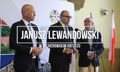 Wizyta posła Janusza Lewandowskiego w Wejherowie