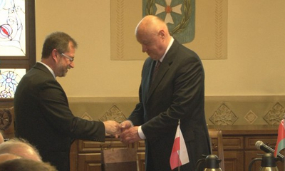 Wizyta ambasadora Białorusi w Wejherowie.