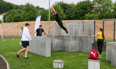 Plac Parkour na osiedlu Przyjaźni