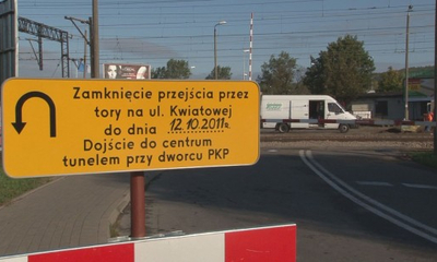 Przejazd na ulicy Kwiatowej czasowo zamknięty.