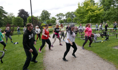 Zumba w Parku Miejskim