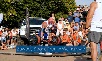 Zawody Strong Man na wejherowski rynku