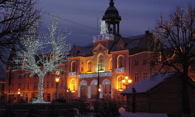 Iluminacje świąteczne na Wejherowskim Rynku