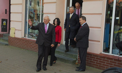 Wizyta  prezydenta Aleksandra Kwaśniewskiego i premiera Leszka MIllera w Wejherowie - 13.09.2011