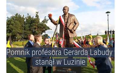 Pomnik profesora Gerarda Labudy stanął w Luzinie